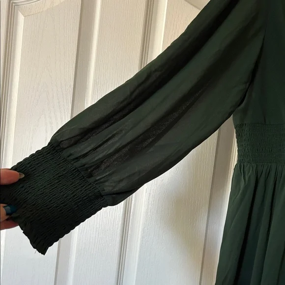 NWT Baltic Born 2X Olivia Deep Green Long Sleeve Dress - Picture 14 of 16